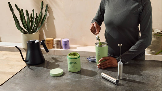DIRTEA Intermittent Fasting Matcha Recipe: L-Theanine Focus for Fasting Windows
