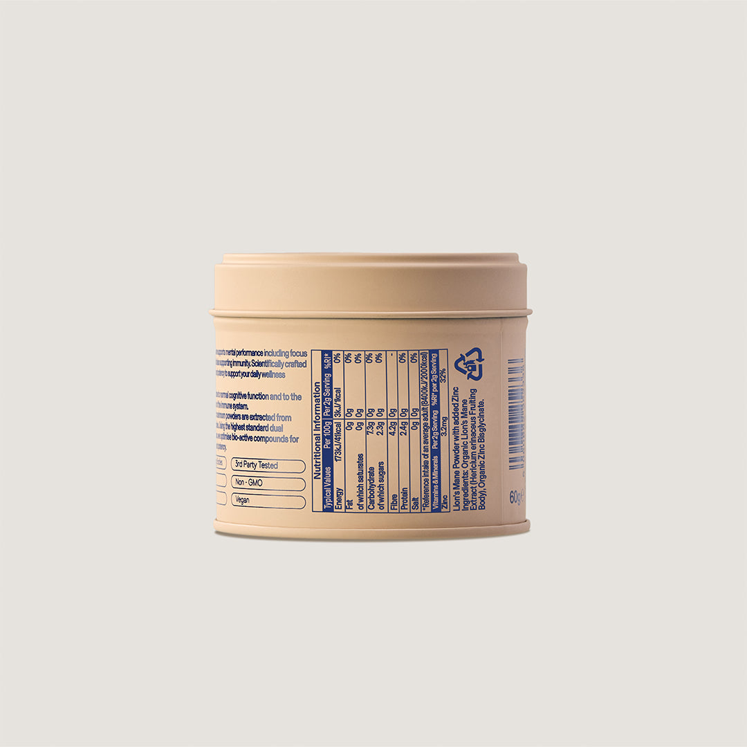 Lion's Mane Mushroom Powder - 3 month